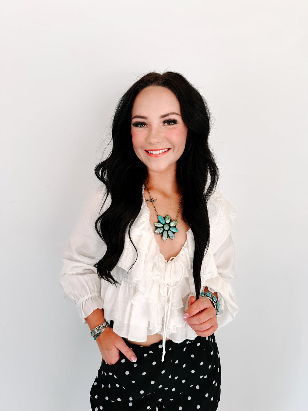 Miss Flirtatious Top (White)