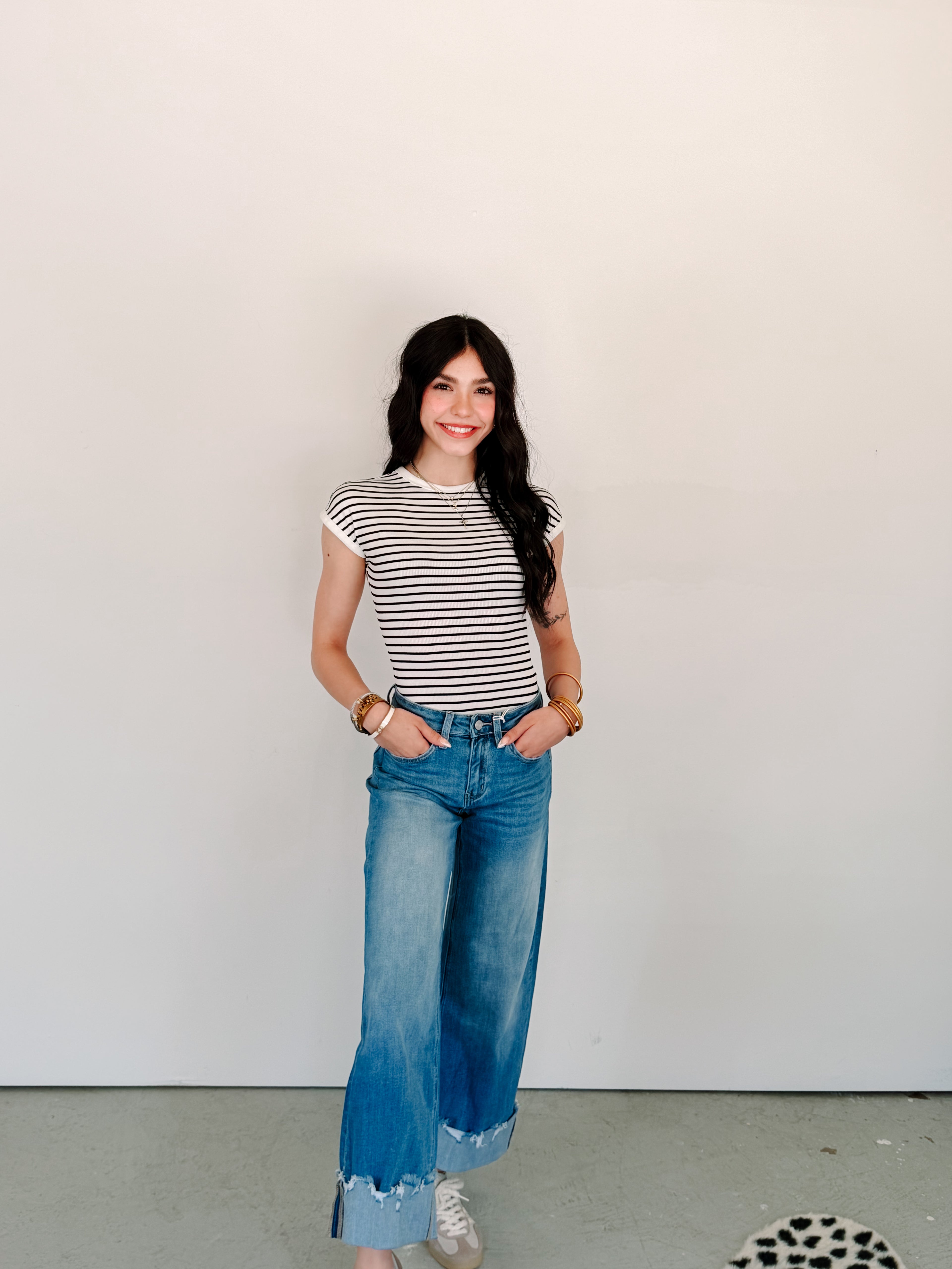 The Essential Striped Bodysuit
