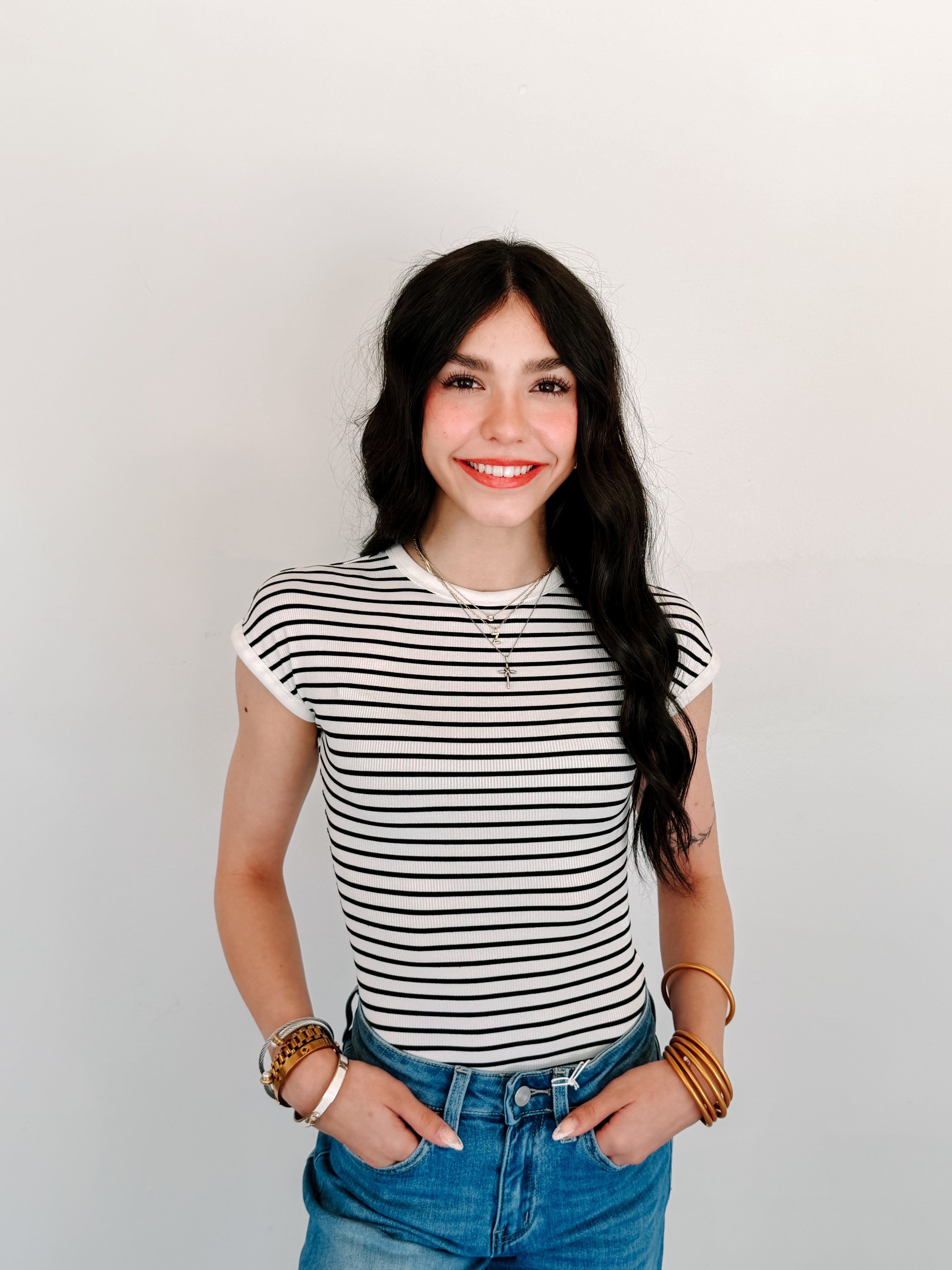The Essential Striped Bodysuit