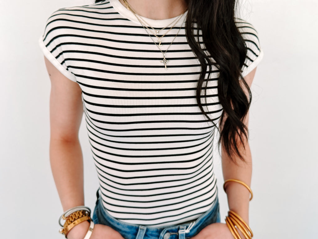 The Essential Striped Bodysuit