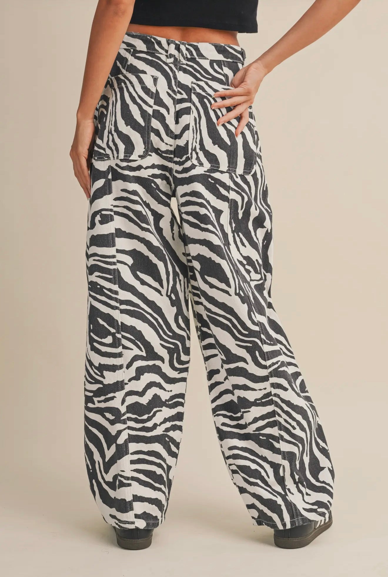 Safari Striped Pants (Zebra)