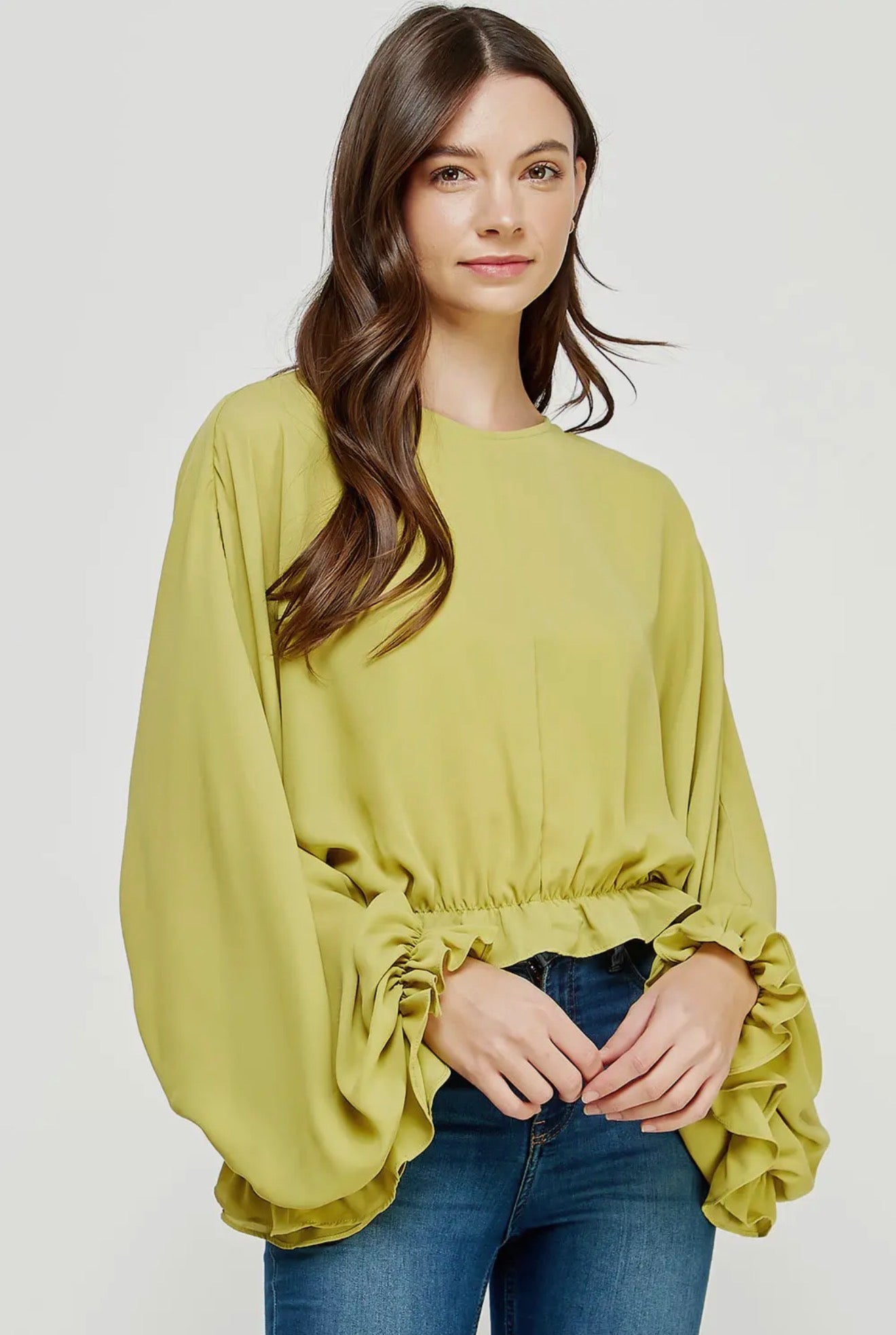 Chartreuse Dreams Top
