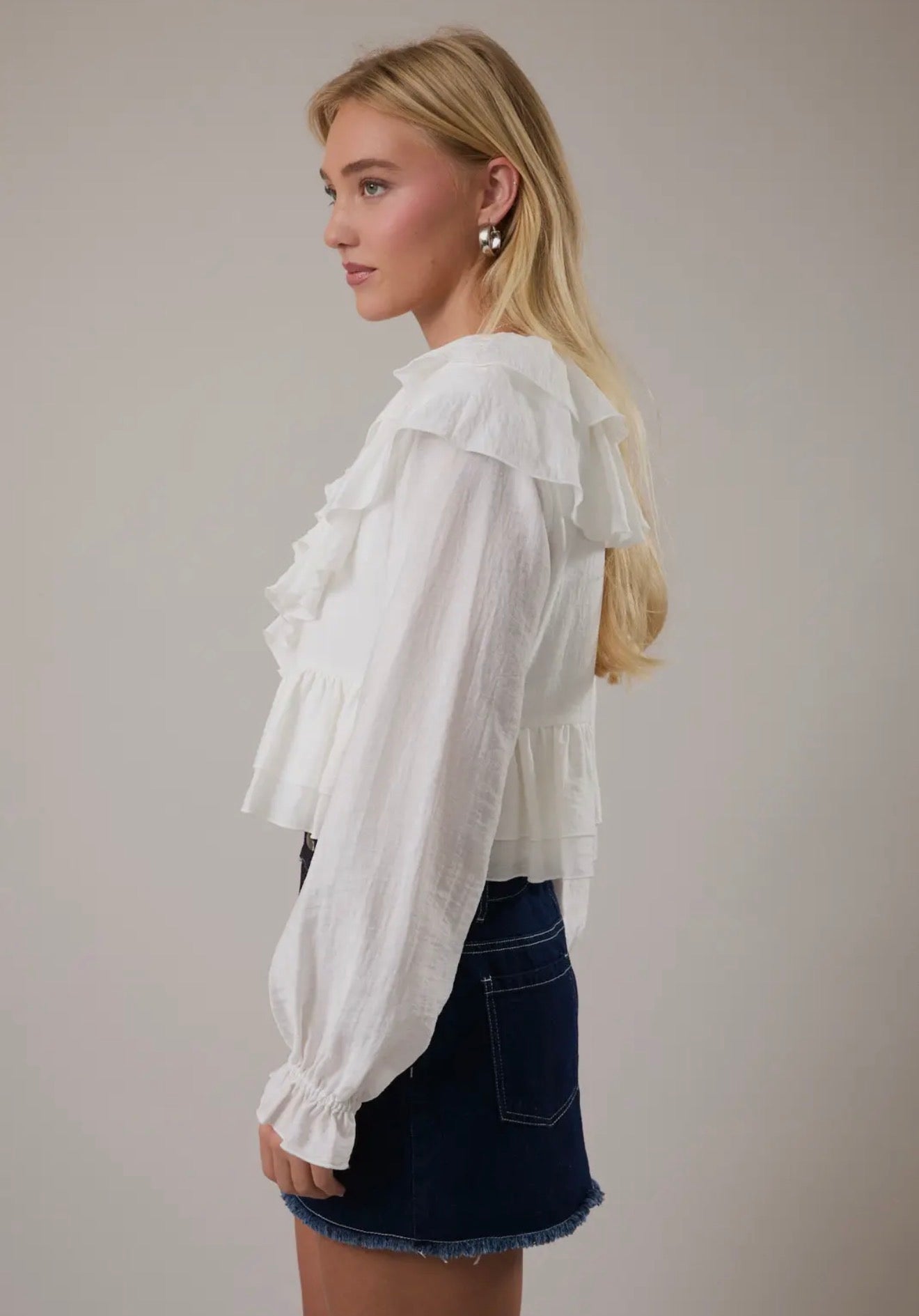 Miss Flirtatious Top (White)