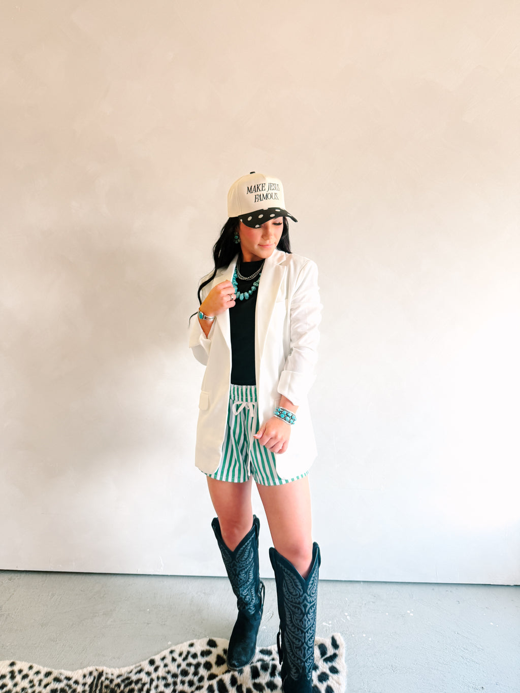 Boss Babe Blazer (White)