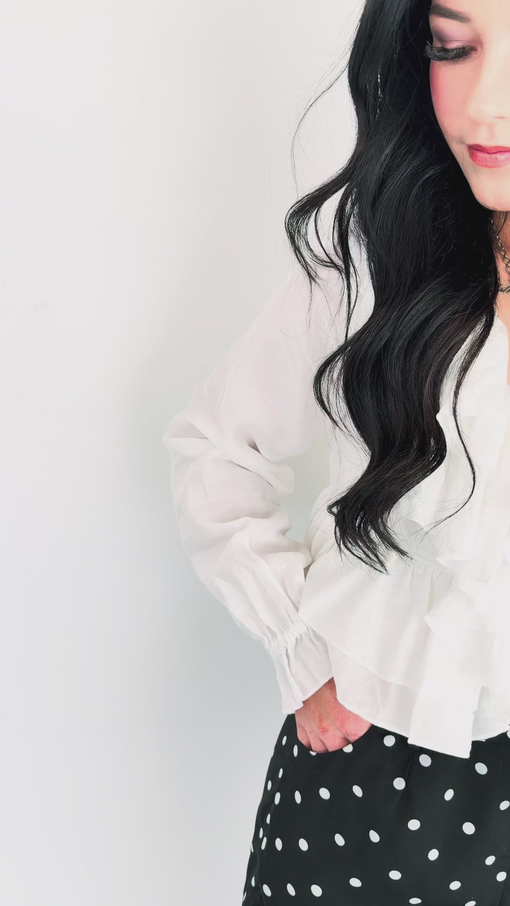 Miss Flirtatious Top (White)