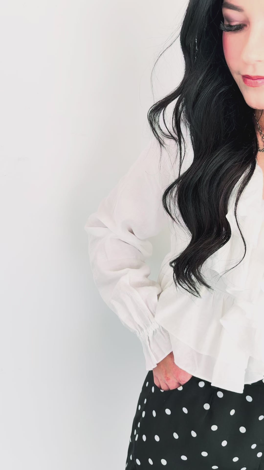 Miss Flirtatious Top (White)